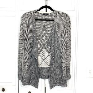 Le Temps De Cerises Open Hanging Cardigan Sweater